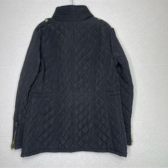 Michael Kors Quilted Water Resistant Anorak Jacket Black L - Picture 7 of 10